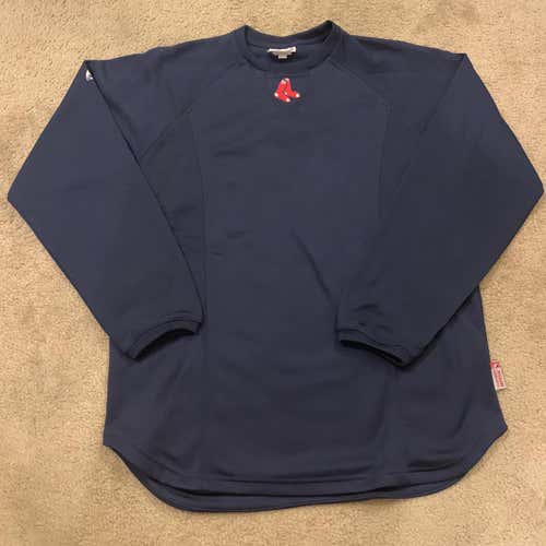 NEW Men’s Majestic Boston Red Sox On Field Pullover Size Medium