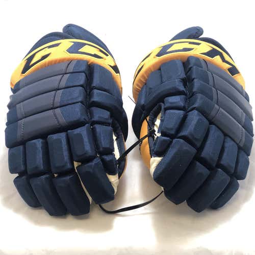 New Senior CCM HG97 13" Nashville Predators Pro Stock Gloves