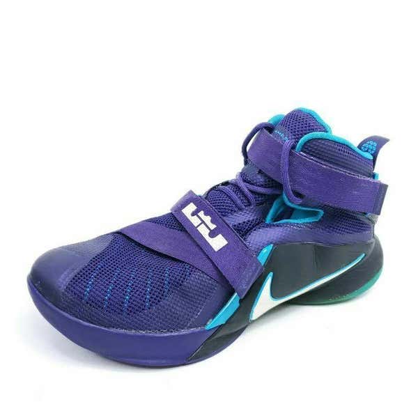 Nike Mens 10.5 Lebron Soldier 9 Basketball Shoes 749417-510  display picture 2