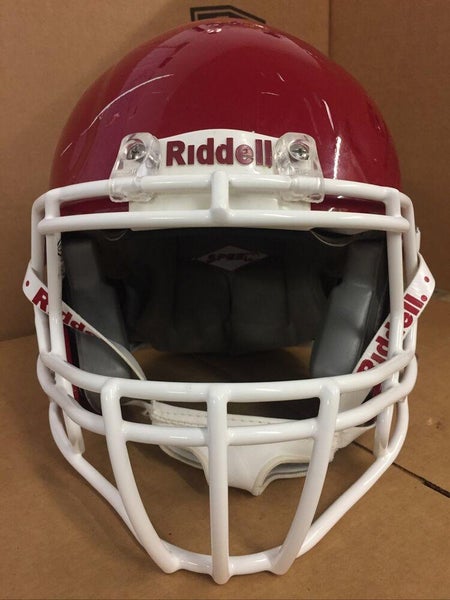 USED RIDDELL SPEED YOUTH FOOTBALL HELMET - XL - RED