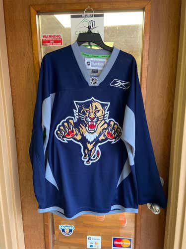 Florida Panthers Blue Large Reebok  Jersey