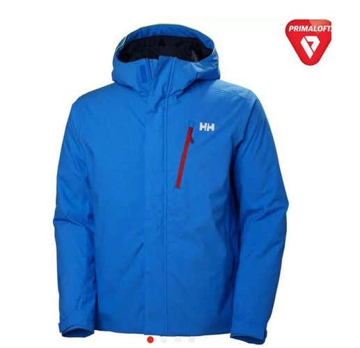 Blue New Men's Adult Large Helly Hansen -Trysil Insulated Ski Jacket