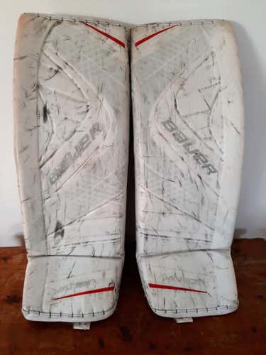 Used Senior 34" Bauer Vapor 1X Goalie Leg Pads Pro Stock