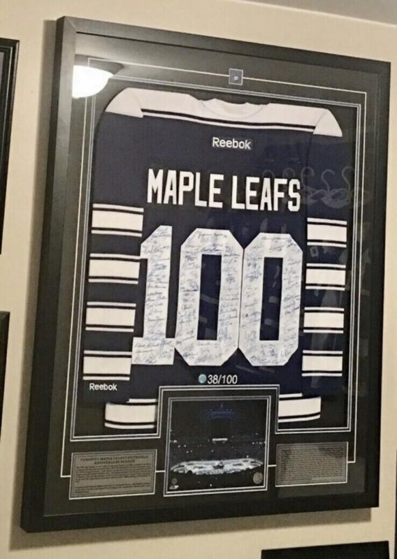 TORONTO MAPLE LEAFS AUTOGRAPHED 100 YEAR JERSEY LIMITED TO 100 MADE COA