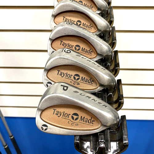 Used Taylormade Burner Lcg Mens Right Iron Set 3i-pw Steel Regular