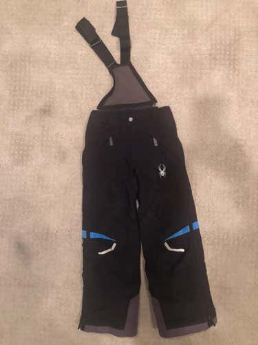 Full Side Zip Youth Spyder Ski Pants Size 8