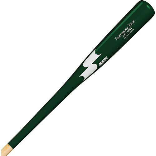SSK PS100 Green/White Fungo Wood 33" Baseball Coaches Bat Lightweight