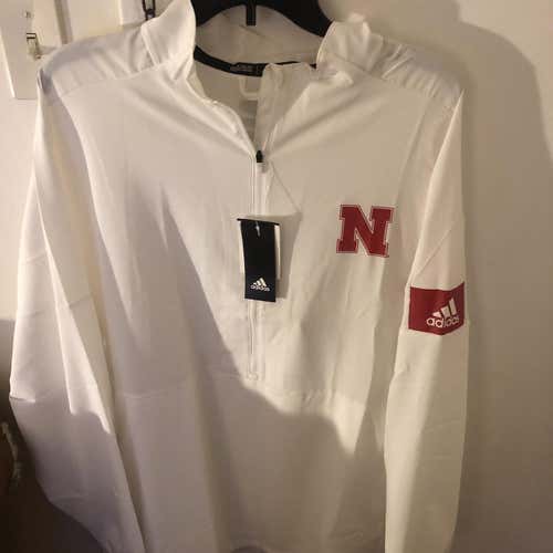 Nebraska Cornhuskers Adidas Men’s NCAA 1/2 Zip 2XL