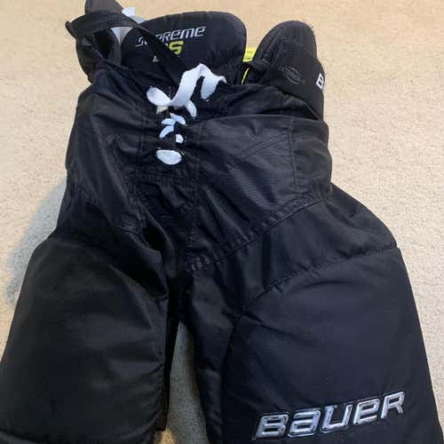 Black Youth Large Bauer Supreme 2s Pro Hockey Pants