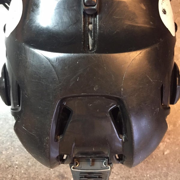 Black Used Large Bauer Re-Akt Helmet