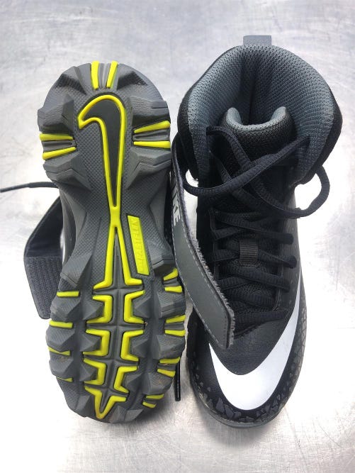 Black Molded Cleats High Top