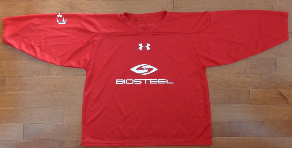 Biosteel Under Armour Red Practice Jersey -- Large