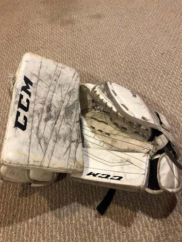 Used CCM Regular Extreme Flex 760 Glove and Blocker