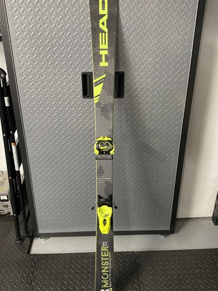 Used Men's 2020 HEAD All Mountain Monster 81 Skis With Bindings Max Din 12