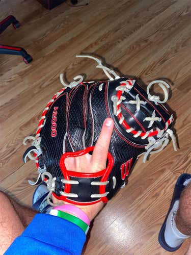 Black Adult Catcher's A2000 34" Baseball Glove