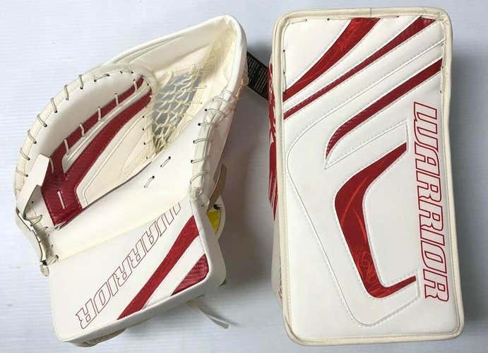 Warrior Messiah Pro Hockey Goalie Blocker Catcher Senior Glove Red SR full right