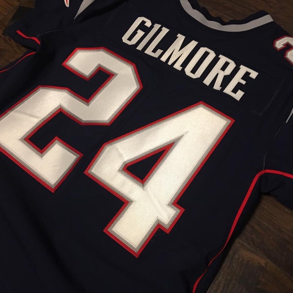 Stephon Gilmore #24 New England Patriots White Nike Game Jersey Sz XL