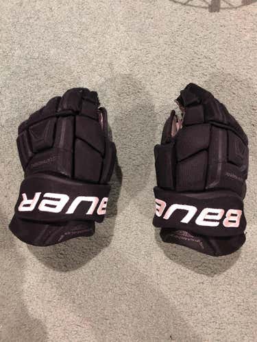 Black Senior Bauer Supreme S170 13"  Gloves
