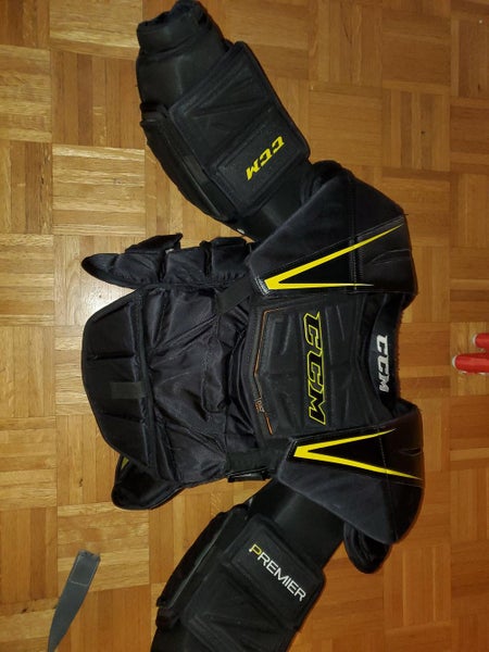 Used Senior Medium CCM Premier Pro Chest and Arm Protector Goalie Chest Protector