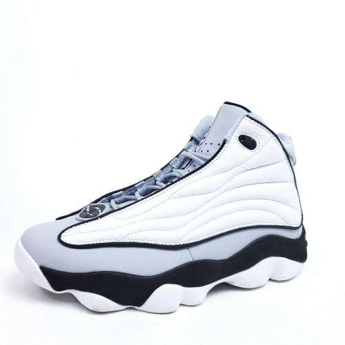 Nike Jordan Pro Strong White Grey Mens 9.5 Basketball Shoes 407285-013 High Top