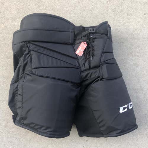 Black Senior  CCM HPG 14A Pro Stock Hockey Goalie Pants