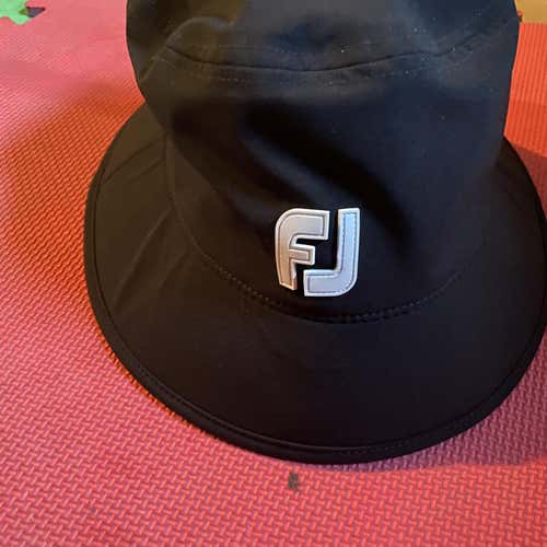 Black Footjoy DryJoy Bucket Hat