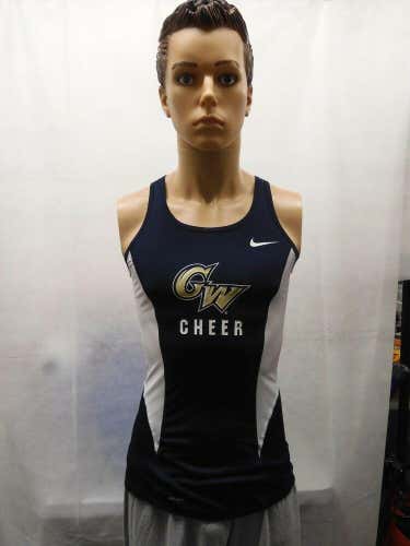 George Washington University Cheerleading Nike Racerback Tank Top S NCAA