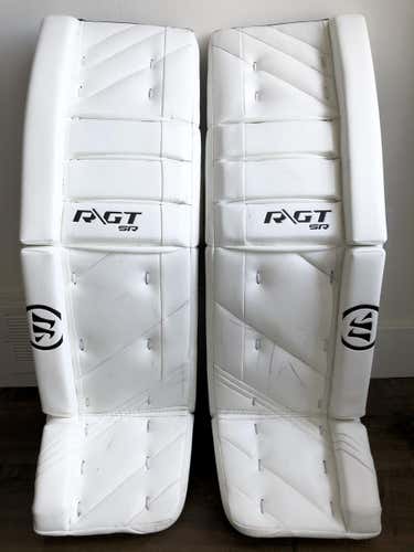 DEMO SET Senior 36"+1.5” Warrior Ritual R/GT SR Goalie Leg Pads - Like-NEW