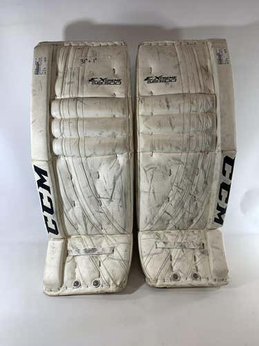 Used Ccm Eflex 500 Goalie Leg Pads 31" Plus 1"