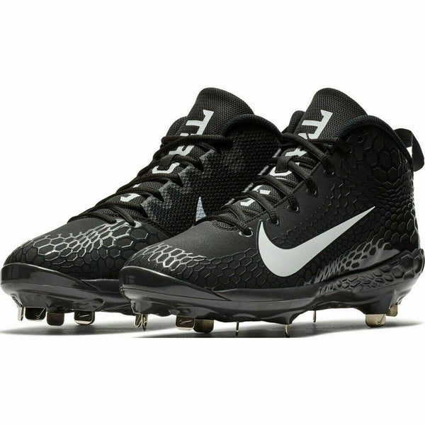 NIKE ZOOM TROUT PRO 5 V METAL BASEBALL CLEATS MENS SHOES SIZE 10 MIKE TROUT BLACKOUT VI BRAND NEW NR