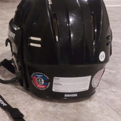 Black Used Large Bauer 4500 Helmet