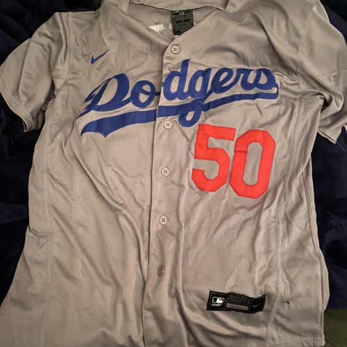 Gray Adult Medium Nike Jersey