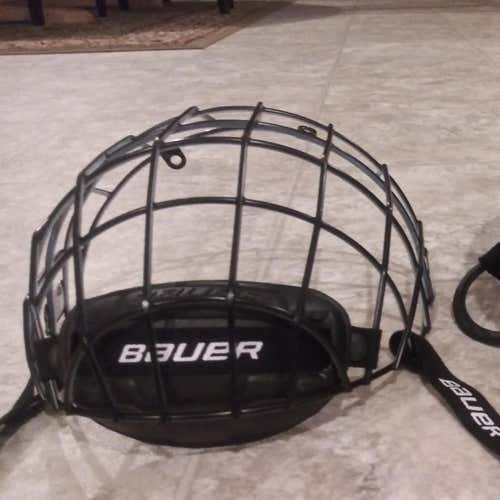 Used Senior Large Bauer Profile II Facemask Full Cage