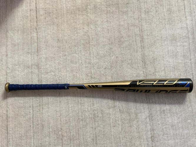 Rawlings Velo BBCOR Certified 2019 Bat (-3) 30 oz 33" WITH LIZARD SKIN