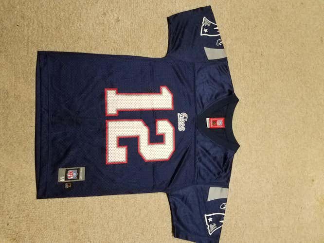 Blue Used Unisex Youth Medium Reebok Jersey