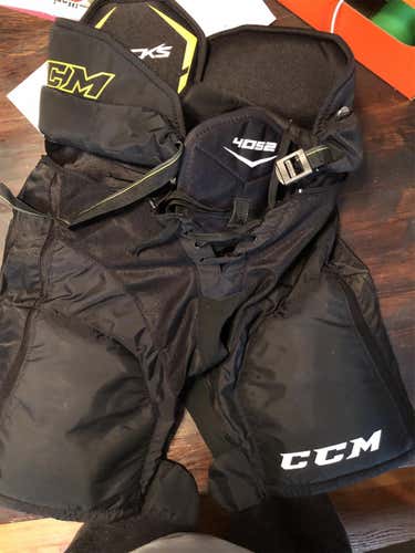 Black Junior Large CCM Tacks 4052 Hockey Pants