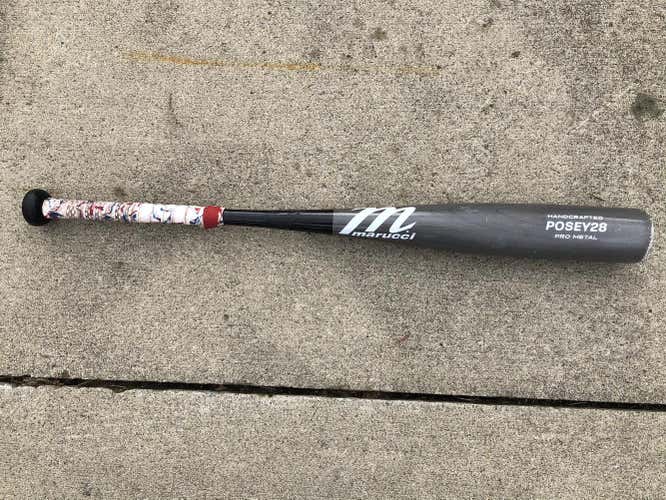 Used Kid Pitch (9YO-13YO) USSSA Certified 2019 Marucci Alloy Posey28 Bat (-8) 22 oz 30"