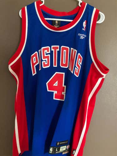 Blue Adult Large Reebok Jersey