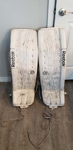 Used Senior 36" Reebok Premier 4 Pro Goalie Leg Pads