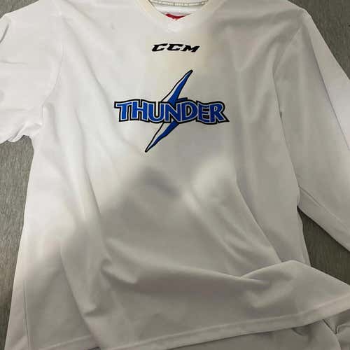 White Adult Large CCM Jersey