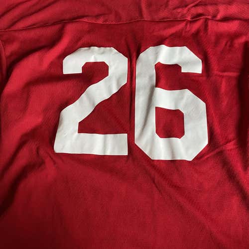 Red Warrior Hockey Practice Jersey Number 26