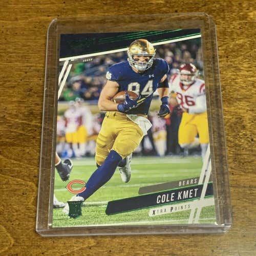 Cole Kmet Chicago Bears Panini Prestige Green Xtra Points Football Rookie Card