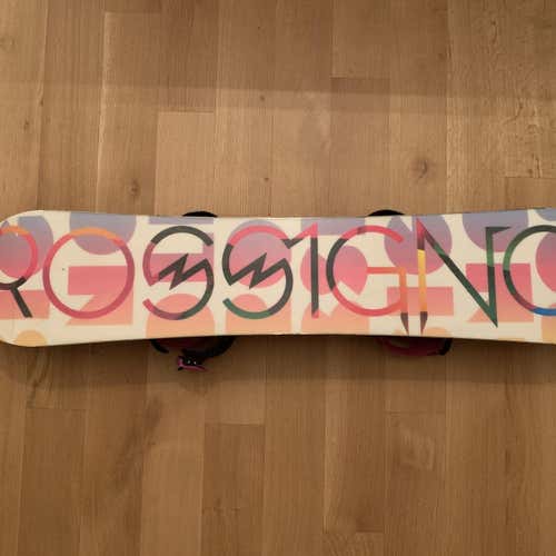 Women's Rossignol Tesla CYT Amptek With Rossignol Justice Bindings Soft Flex True Twin Snowboard