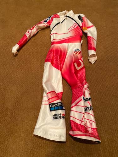 Used Large Spyder Ski Suit FIS Legal