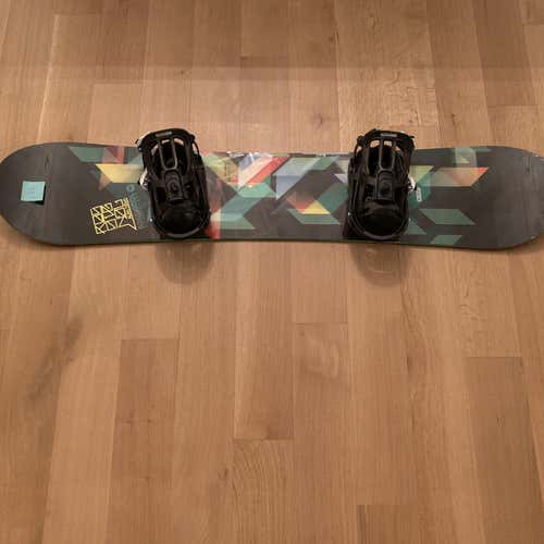 Men's Rossignol Alias With Salomon Pact Bindings Soft Flex True Twin Snowboard