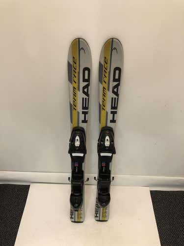 Used Head Team Race 90 Cm Downhill Ski Boys Combo