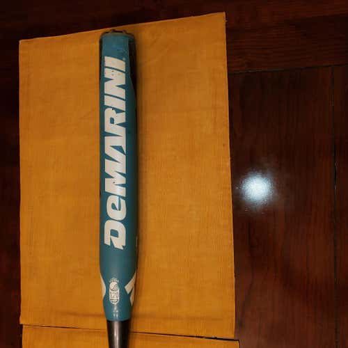 Rare 2012 DeMarini CF5 34"/25oz bat with new USSSA thumbprint stamp and new Rawlings grip