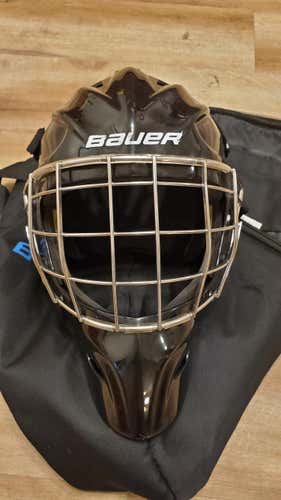 Black Used Senior Bauer Concept C1 Goalie Mask