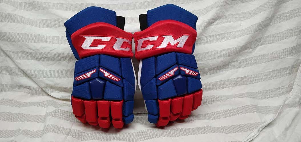 Blue New Senior CCM HGTKXP Gloves 14" Pro Stock