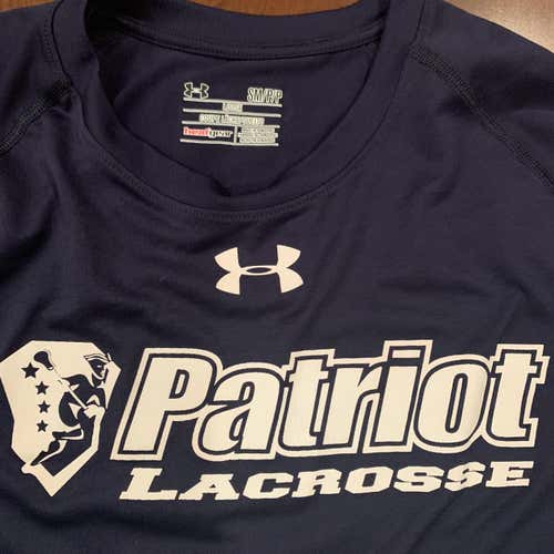 Blue Adult Large  Sweatshirt  & Patriot Lacrosse Tee